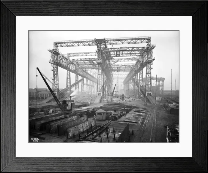 Framed Print : Harland & Wolff Collection - National Museums NI Framed Print : Harland & Wolff Collection - National Museums NI