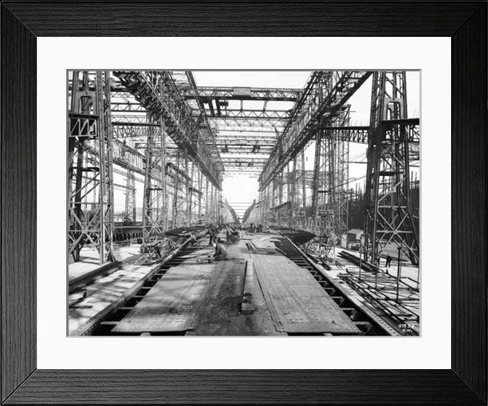 Framed Print : Harland & Wolff Collection - National Museums NI Framed Print : Harland & Wolff Collection - National Museums NI