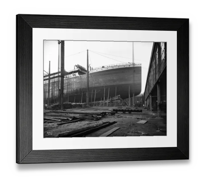 Framed Print : Harland & Wolff Collection - National Museums NI Framed Print : Harland & Wolff Collection - National Museums NI