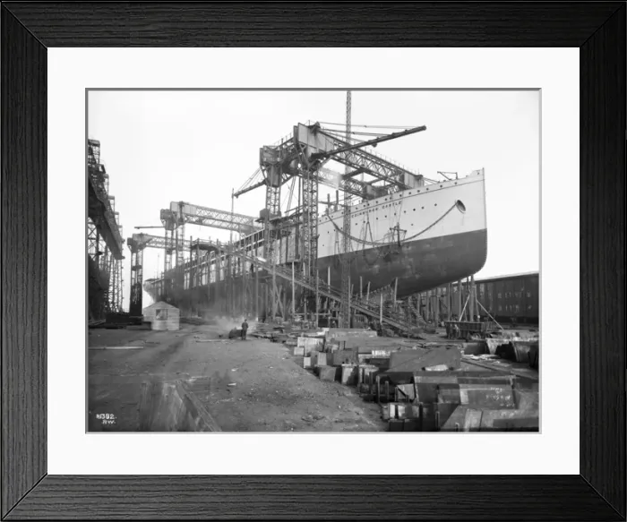 Framed Print : Harland & Wolff Collection - National Museums NI Framed Print : Harland & Wolff Collection - National Museums NI
