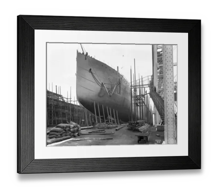 Framed Print : Harland & Wolff Collection - National Museums NI Framed Print : Harland & Wolff Collection - National Museums NI