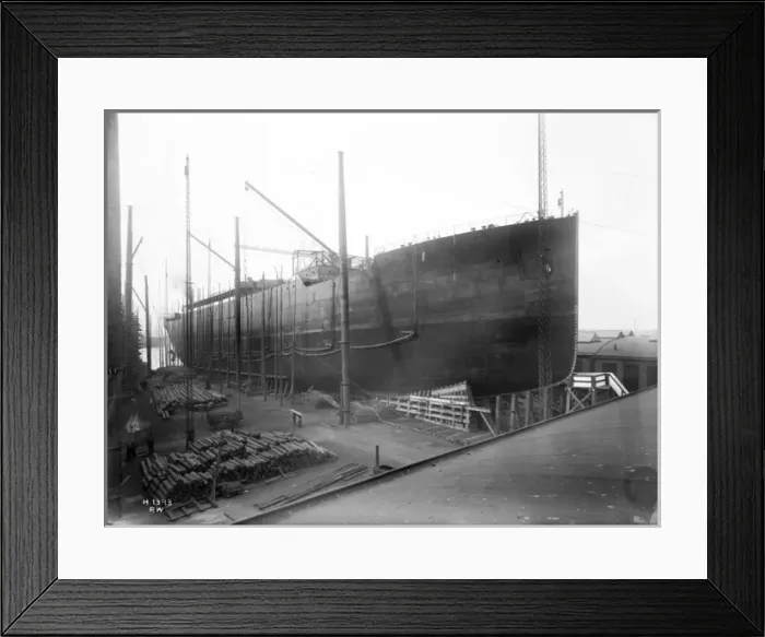 Framed Print : Harland & Wolff Collection - National Museums NI Framed Print : Harland & Wolff Collection - National Museums NI