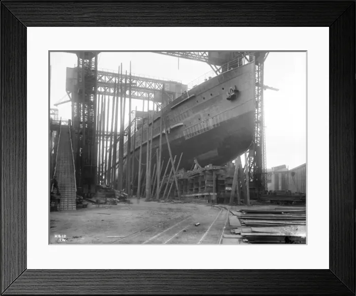 Framed Print : Harland & Wolff Collection - National Museums NI Framed Print : Harland & Wolff Collection - National Museums NI