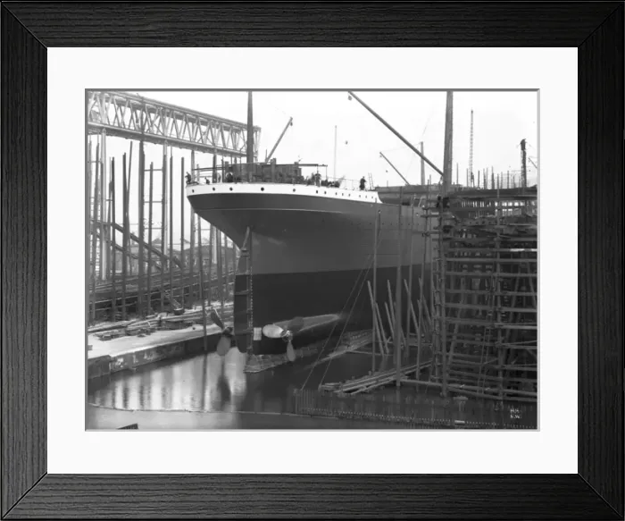 Framed Print : Harland & Wolff Collection - National Museums NI Framed Print : Harland & Wolff Collection - National Museums NI