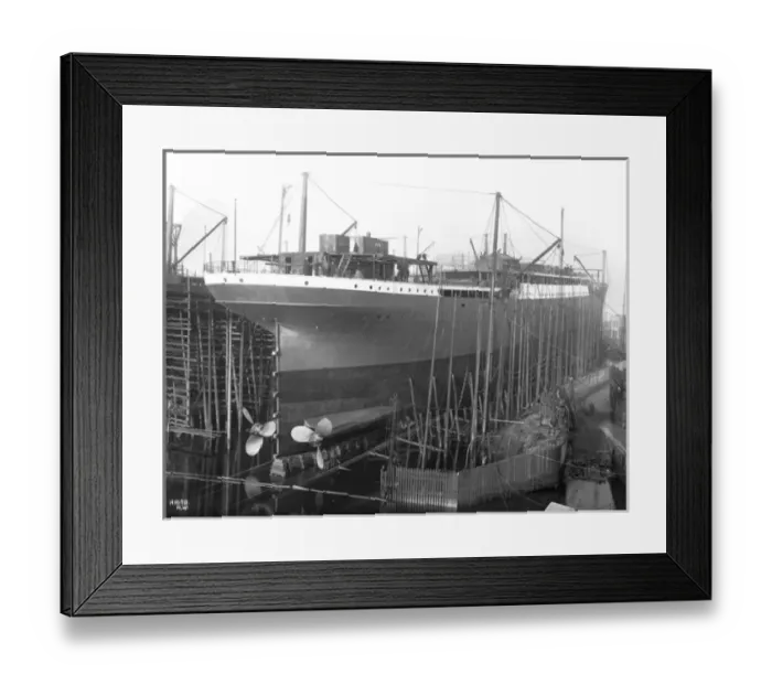 Framed Print : Harland & Wolff Collection - National Museums NI Framed Print : Harland & Wolff Collection - National Museums NI