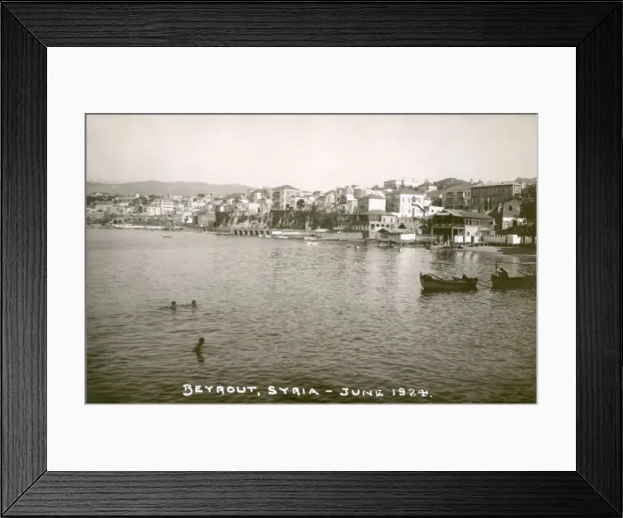 Framed Print : Beach of Beirut (Beyrouth), Lebanon Framed Print : Beach of Beirut (Beyrouth), Lebanon