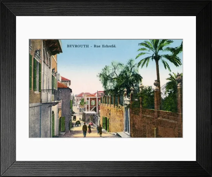 Framed Print : Rue Echrefi頩n Beirut (Beyrouth), Lebanon Framed Print : Rue Echrefi頩n Beirut (Beyrouth), Lebanon