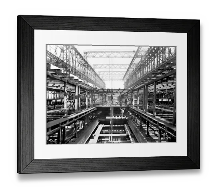 Framed Print : Harland & Wolff Collection - National Museums NI Framed Print : Harland & Wolff Collection - National Museums NI