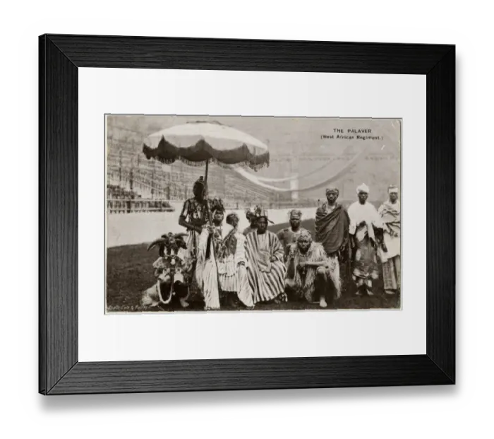 Framed Print : The West African Regiment (W. A. R. ) Native African Corps Framed Print : The West African Regiment (W. A. R. ) Native African Corps