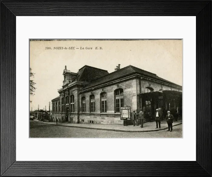 Framed Print : France - The Railway Station at Noisy-le-Sec Framed Print : France - The Railway Station at Noisy-le-Sec