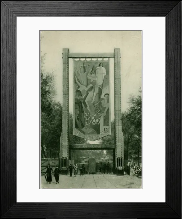 Framed Print : D Orsay Gate at the Exposition Internationale, Paris Framed Print : D Orsay Gate at the Exposition Internationale, Paris