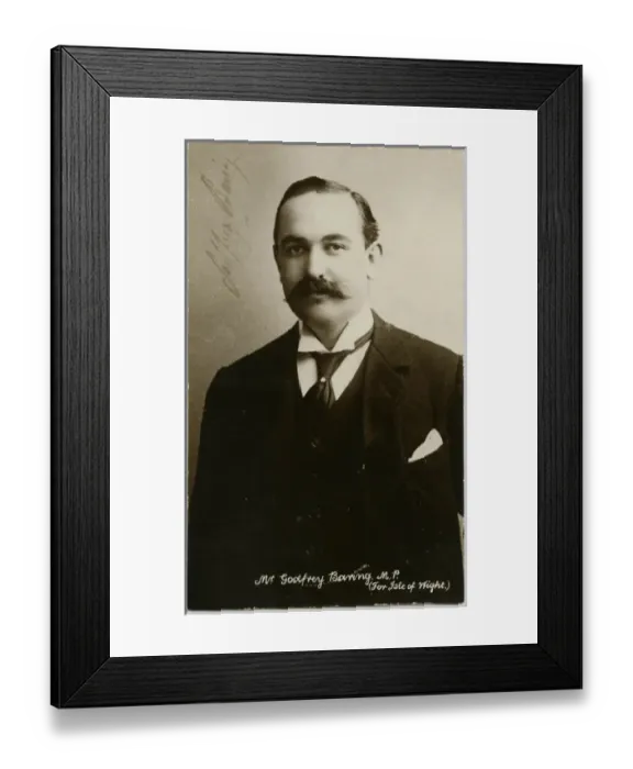 Framed Print : Godfrey Baring MP (for the Isle of Wight)
