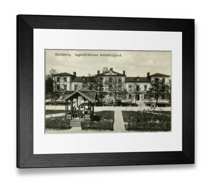 Framed Print : Engineer Corps officer building - Karlsborg, Sweden Framed Print : Engineer Corps officer building - Karlsborg, Sweden