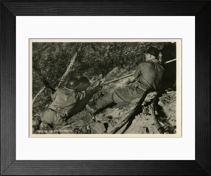 Framed Print : Johannesburg, Gauteng, South Africa - Crown Gold Mines Framed Print : Johannesburg, Gauteng, South Africa - Crown Gold Mines
