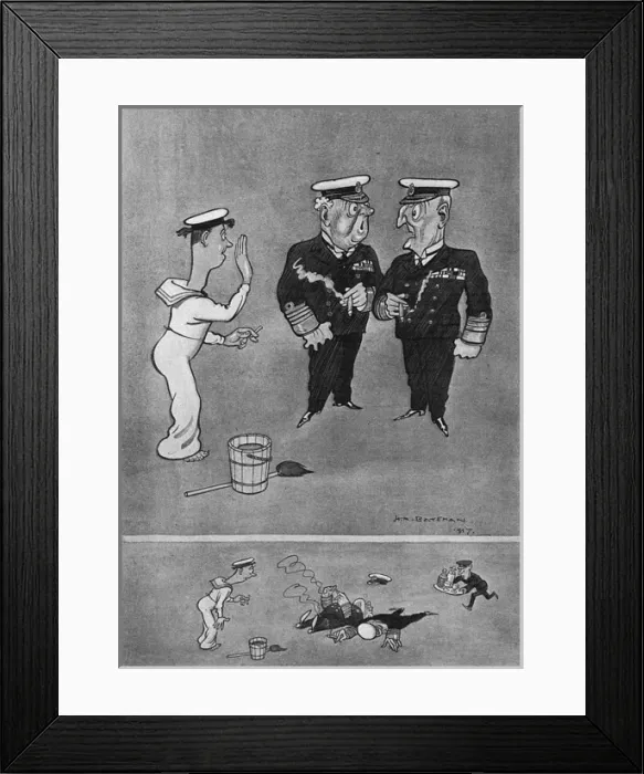 Framed Print : Shocking by H. M. Bateman Framed Print : Shocking by H. M. Bateman