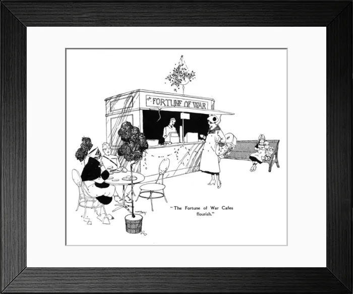 Framed Print : Fortune of War cafe, WW1 Framed Print : Fortune of War cafe, WW1