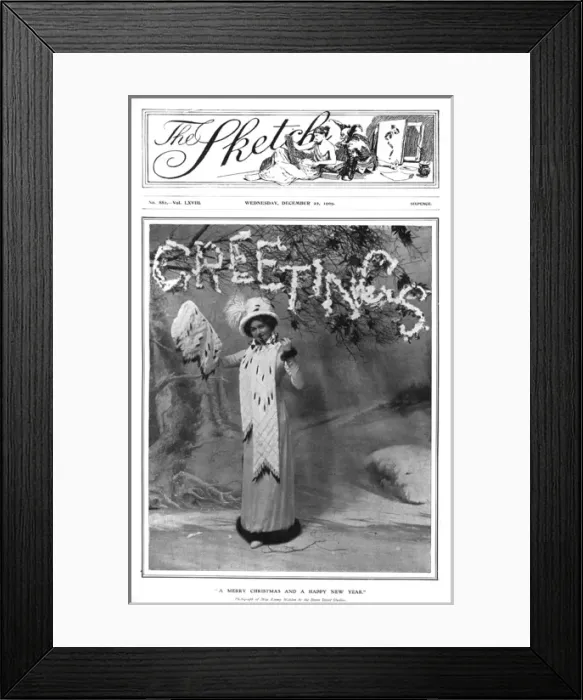 Framed Print : Christmas Greetings - Emmy Wehlen Framed Print : Christmas Greetings - Emmy Wehlen