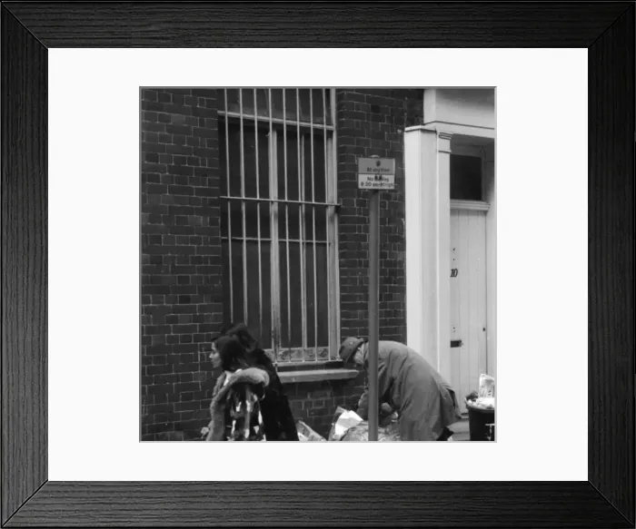 Framed Print : Soho, London - scene in Newburgh Street W1 Framed Print : Soho, London - scene in Newburgh Street W1