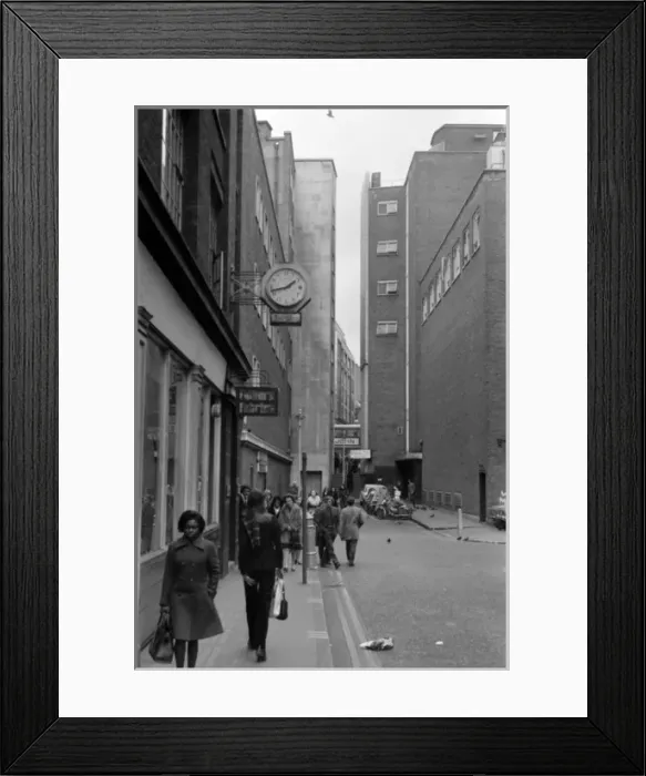 Framed Print : Soho, London - Ramillies Street W1 Framed Print : Soho, London - Ramillies Street W1