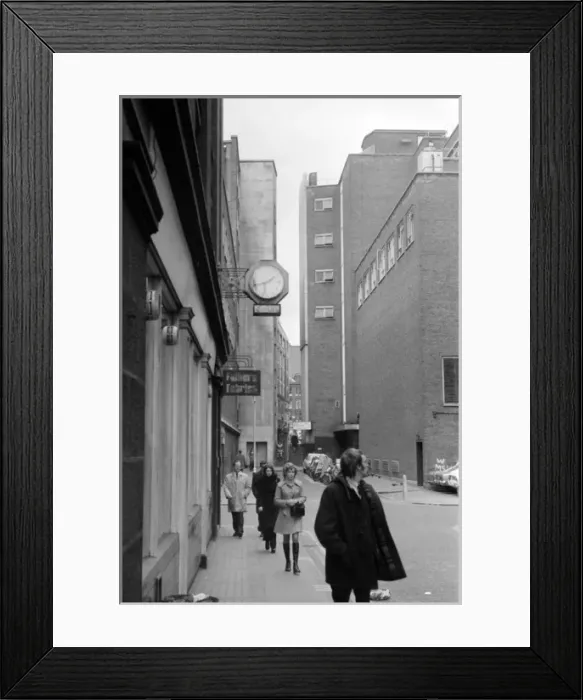 Framed Print : Soho, London - Ramillies Street W1 Framed Print : Soho, London - Ramillies Street W1