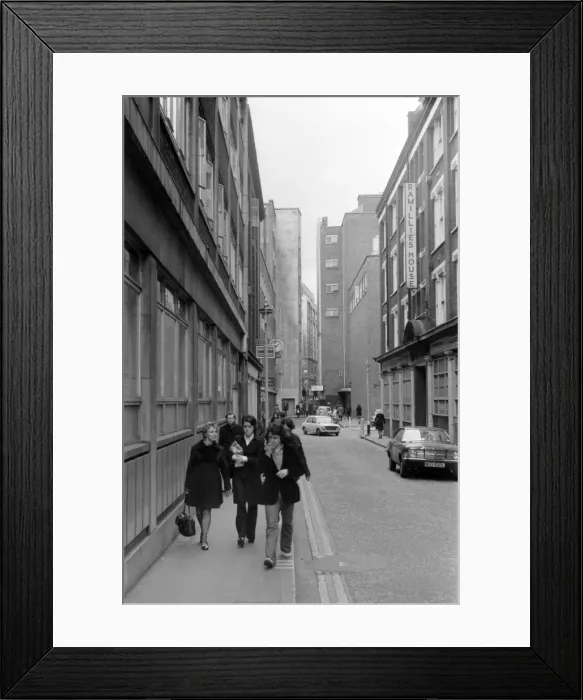 Framed Print : Soho, London - Ramillies Street W1 Framed Print : Soho, London - Ramillies Street W1