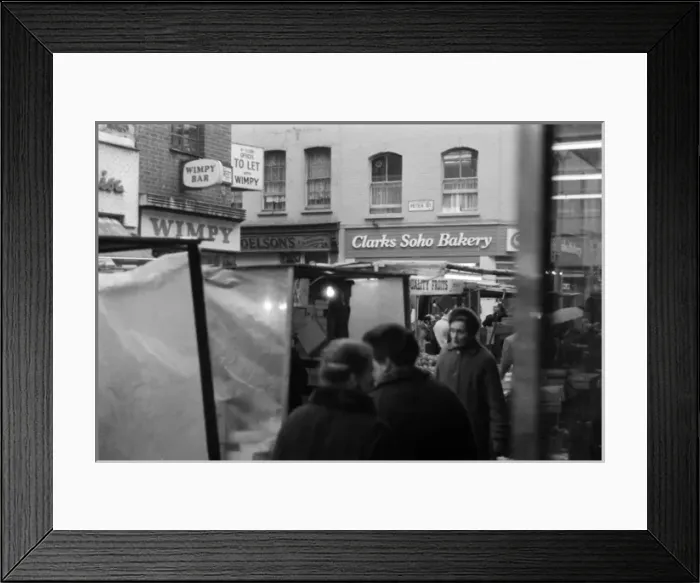 Framed Print : Soho, London - Berwick Street Market W1 Framed Print : Soho, London - Berwick Street Market W1