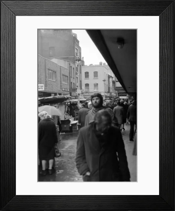 Framed Print : Soho, London - Berwick Street Market W1 Framed Print : Soho, London - Berwick Street Market W1