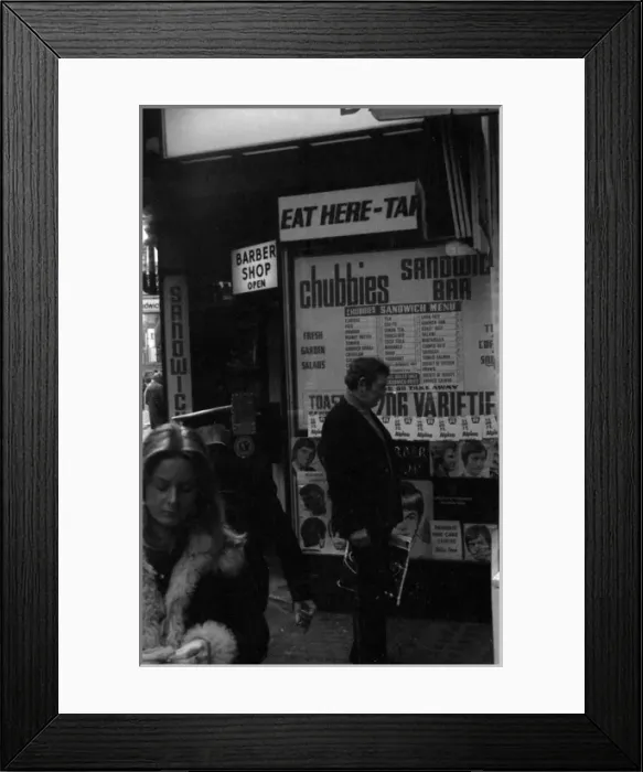 Framed Print : Soho, London - Brewer Street W1 Framed Print : Soho, London - Brewer Street W1