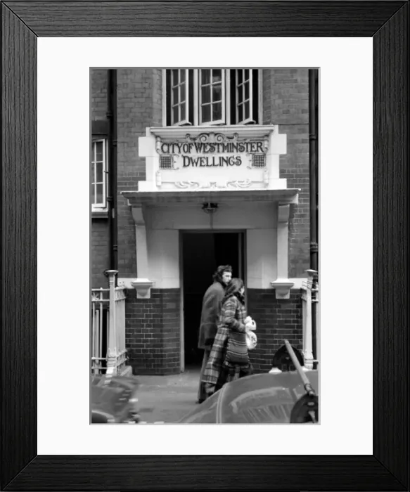 Framed Print : Soho, London - Marshall Street W1 Framed Print : Soho, London - Marshall Street W1