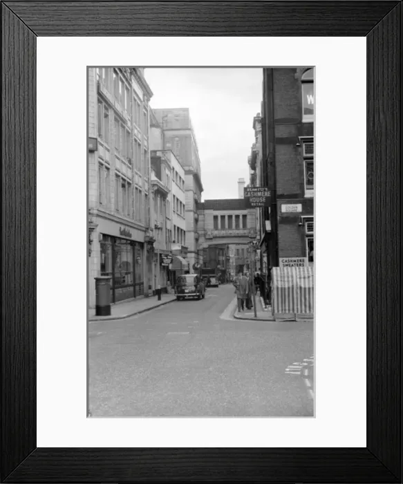 Framed Print : Soho, London - Golden Square and Lower James Street W1 Framed Print : Soho, London - Golden Square and Lower James Street W1