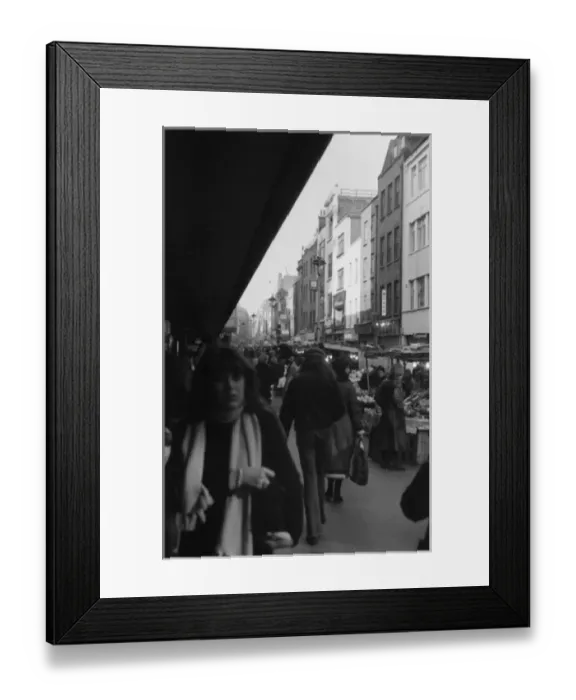 Framed Print : Soho, London - Berwick Street Market W1 Framed Print : Soho, London - Berwick Street Market W1