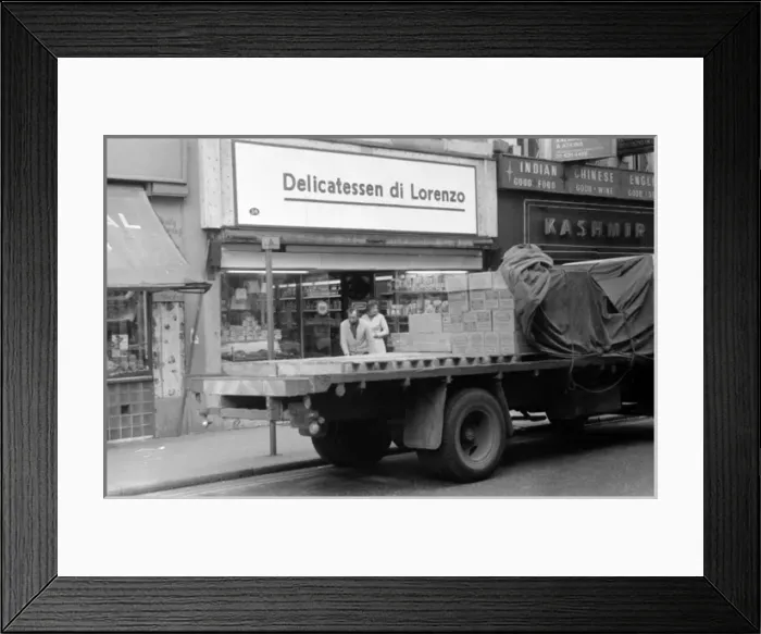 Framed Print : Soho, London - Old Compton Street W1 Framed Print : Soho, London - Old Compton Street W1