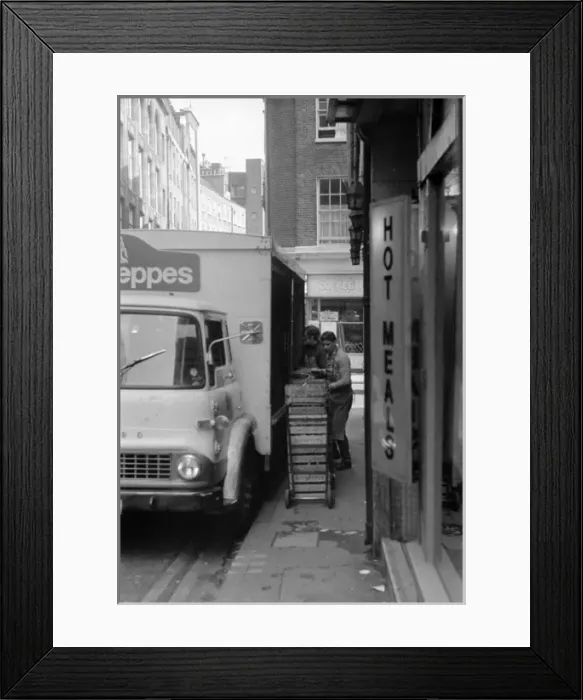 Framed Print : Soho, London - Peter Street and Wardour Street W1 Framed Print : Soho, London - Peter Street and Wardour Street W1