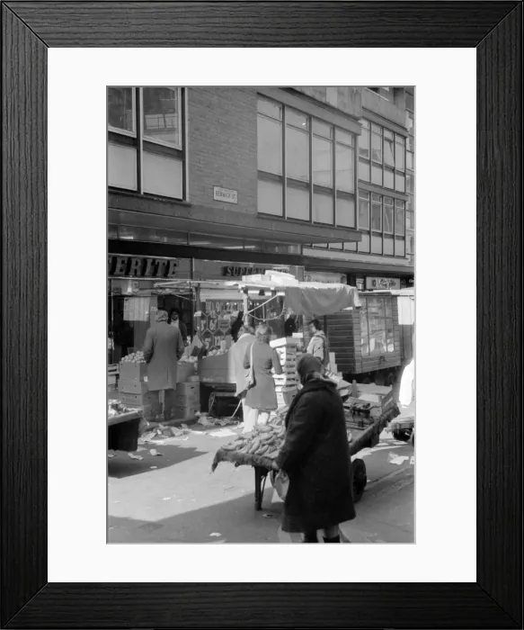 Framed Print : Soho, London - Berwick Street Market W1 Framed Print : Soho, London - Berwick Street Market W1