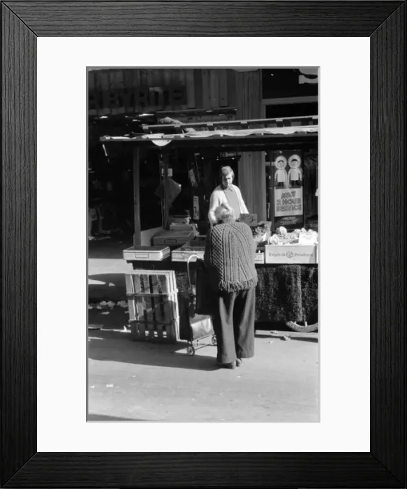 Framed Print : Soho, London - Berwick Street Market W1 Framed Print : Soho, London - Berwick Street Market W1