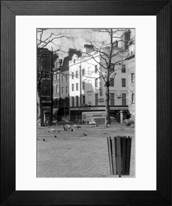 Framed Print : Soho, London - St Annes Gardens, Wardour Street W1 Framed Print : Soho, London - St Annes Gardens, Wardour Street W1
