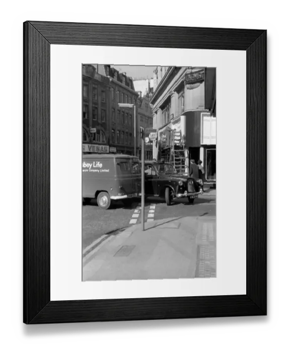 Framed Print : Soho, London - Wardour Street and Old Compton Street W1 Framed Print : Soho, London - Wardour Street and Old Compton Street W1