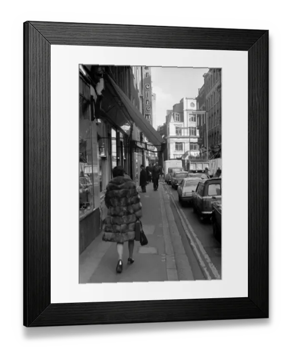 Framed Print : Soho, London - Brewer Street W1 Framed Print : Soho, London - Brewer Street W1