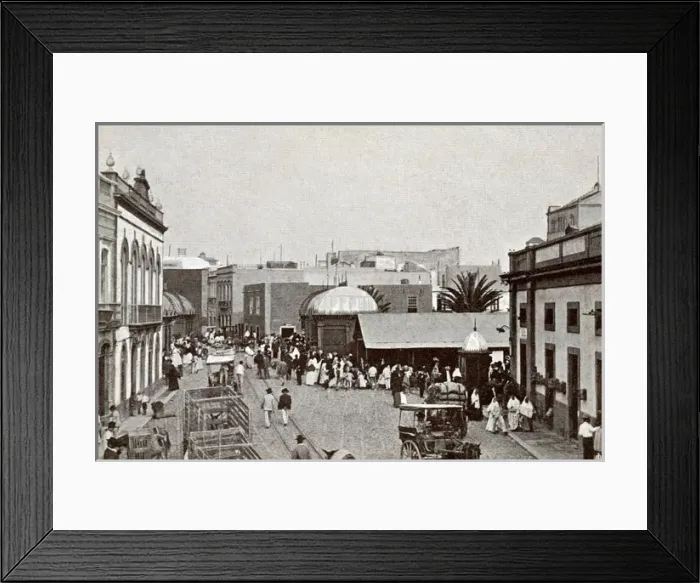 Framed Print : The Market Square, Las Palmas, Canary Islands, Spain Framed Print : The Market Square, Las Palmas, Canary Islands, Spain