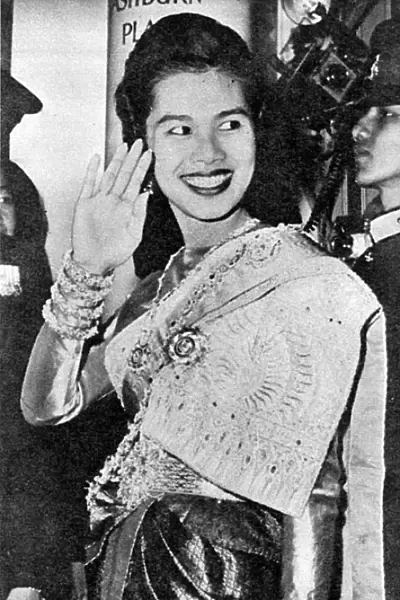 Queen Sirikit of Thailand at the Thai Embassy