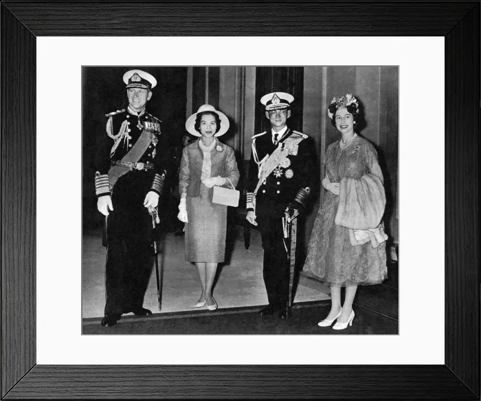 Framed Print : King Bhumibol Adulyadej and Queen Sirikit of Thailand Framed Print : King Bhumibol Adulyadej and Queen Sirikit of Thailand