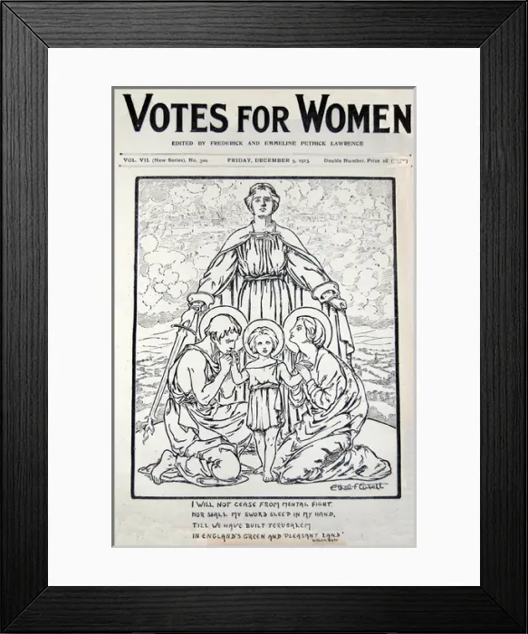 Framed Print : Votes for Women Jerusalem Framed Print : Votes for Women Jerusalem