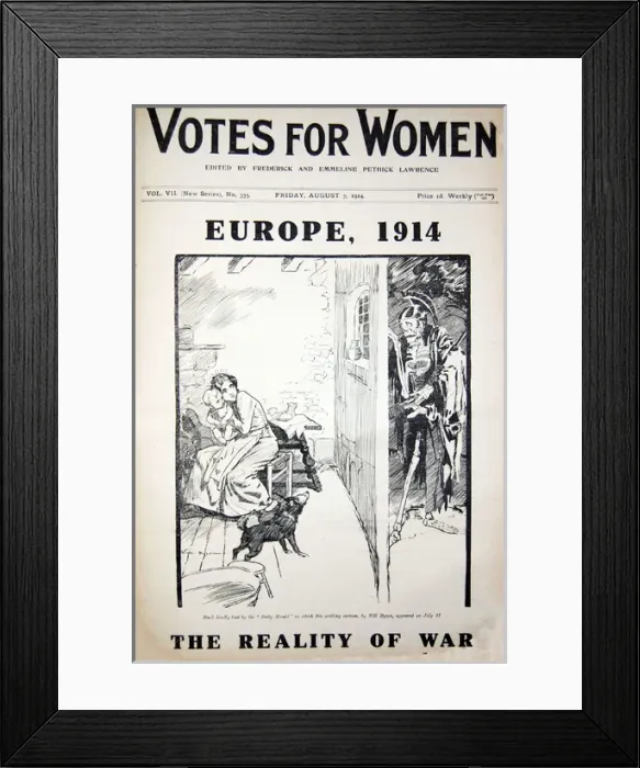 Framed Print : Women and War 1914 Framed Print : Women and War 1914