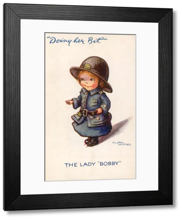 Framed Print : Womens War Work WW1 Policewoman Framed Print : Womens War Work WW1 Policewoman