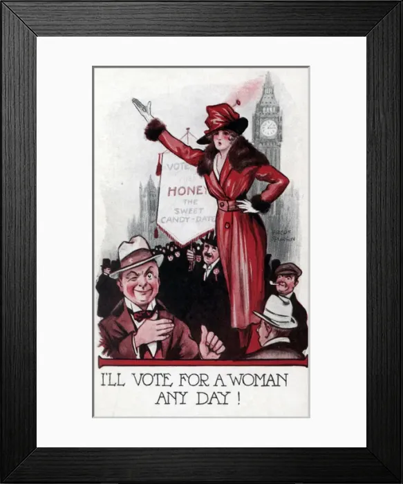 Framed Print : Suffragette on the Hustings Framed Print : Suffragette on the Hustings