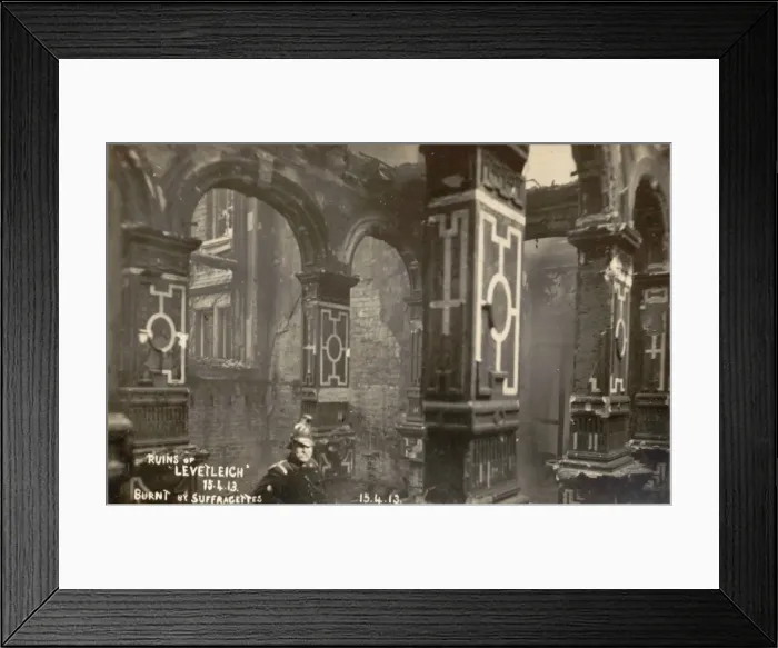 Framed Print : Suffragette Arson St. Leonards Framed Print : Suffragette Arson St. Leonards