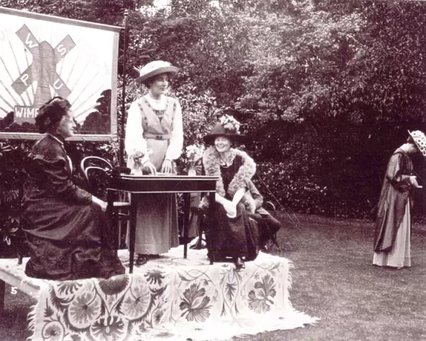 Suffragettes WSPU Wimbledon Banner