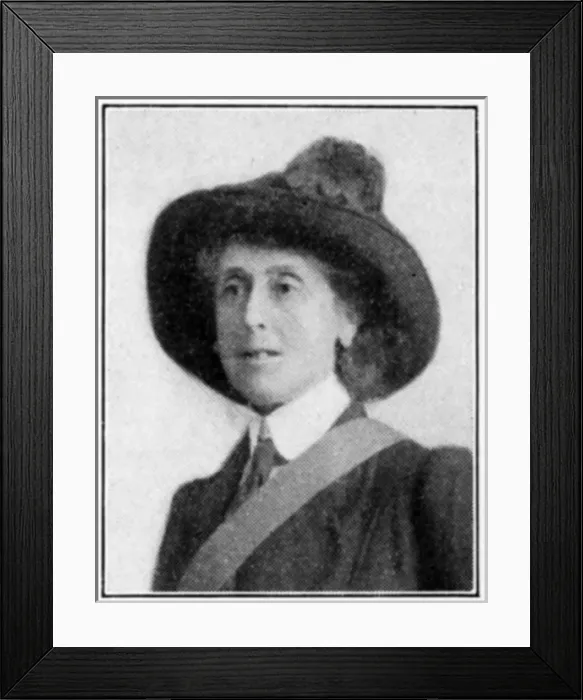 Framed Print : Florence de Fonblanque Suffragist Pilgrimage Framed Print : Florence de Fonblanque Suffragist Pilgrimage