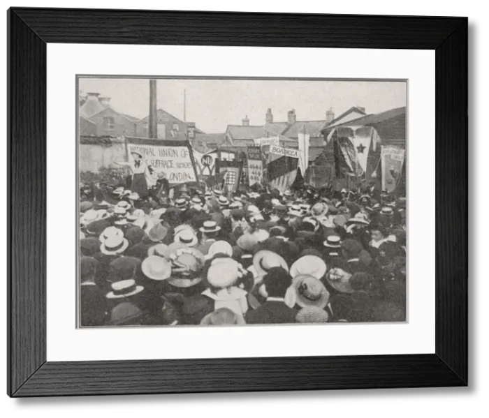 Framed Print : Suffrage Pilgrimage NUWSS 1913 Framed Print : Suffrage Pilgrimage NUWSS 1913