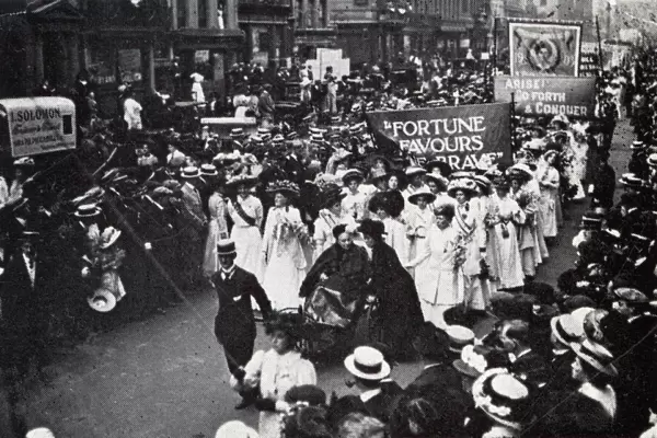 Suffragette Demonstration Rally Hyde Park